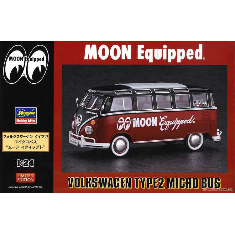 HASEGAWA 1/24 Volkswagen Type 2 Micro Bus "MOON Equipped"