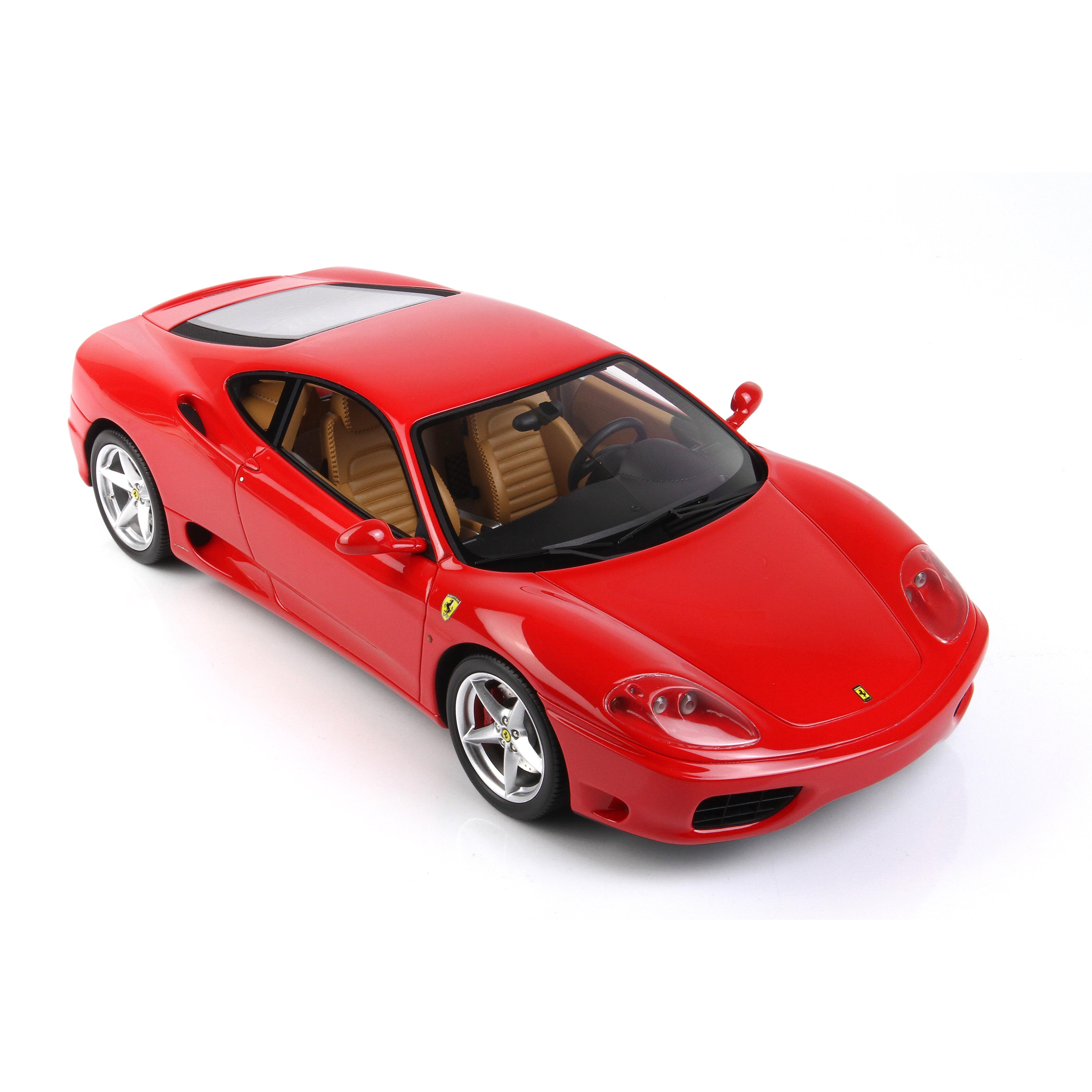 BBR 1/18 Ferrari 360 Modena 1999 Rosso Corsa 322 Cambrio F1 Gear Box