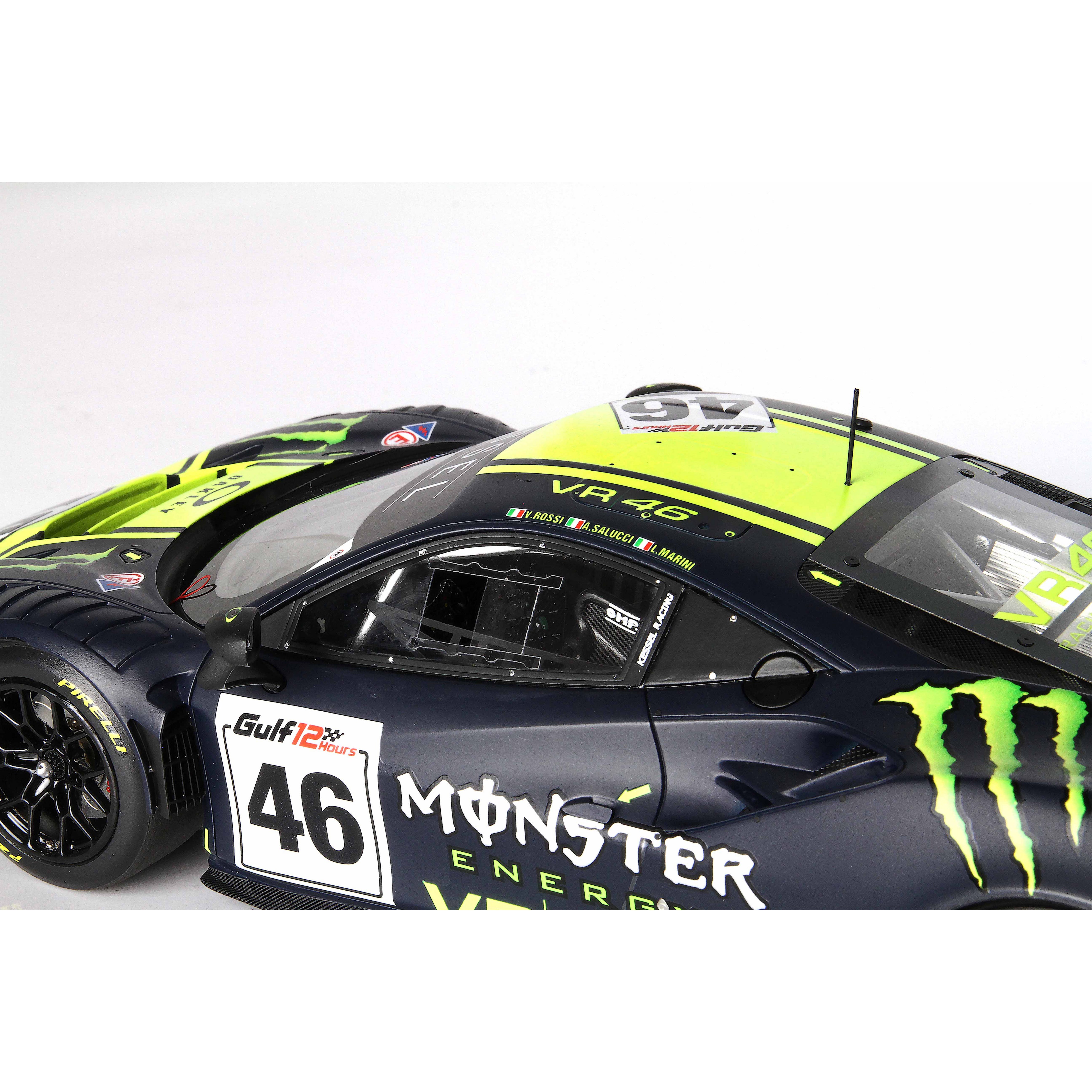 BBR 1/18 Ferrari 488 GT3 Valentino Rossi Team Kessel