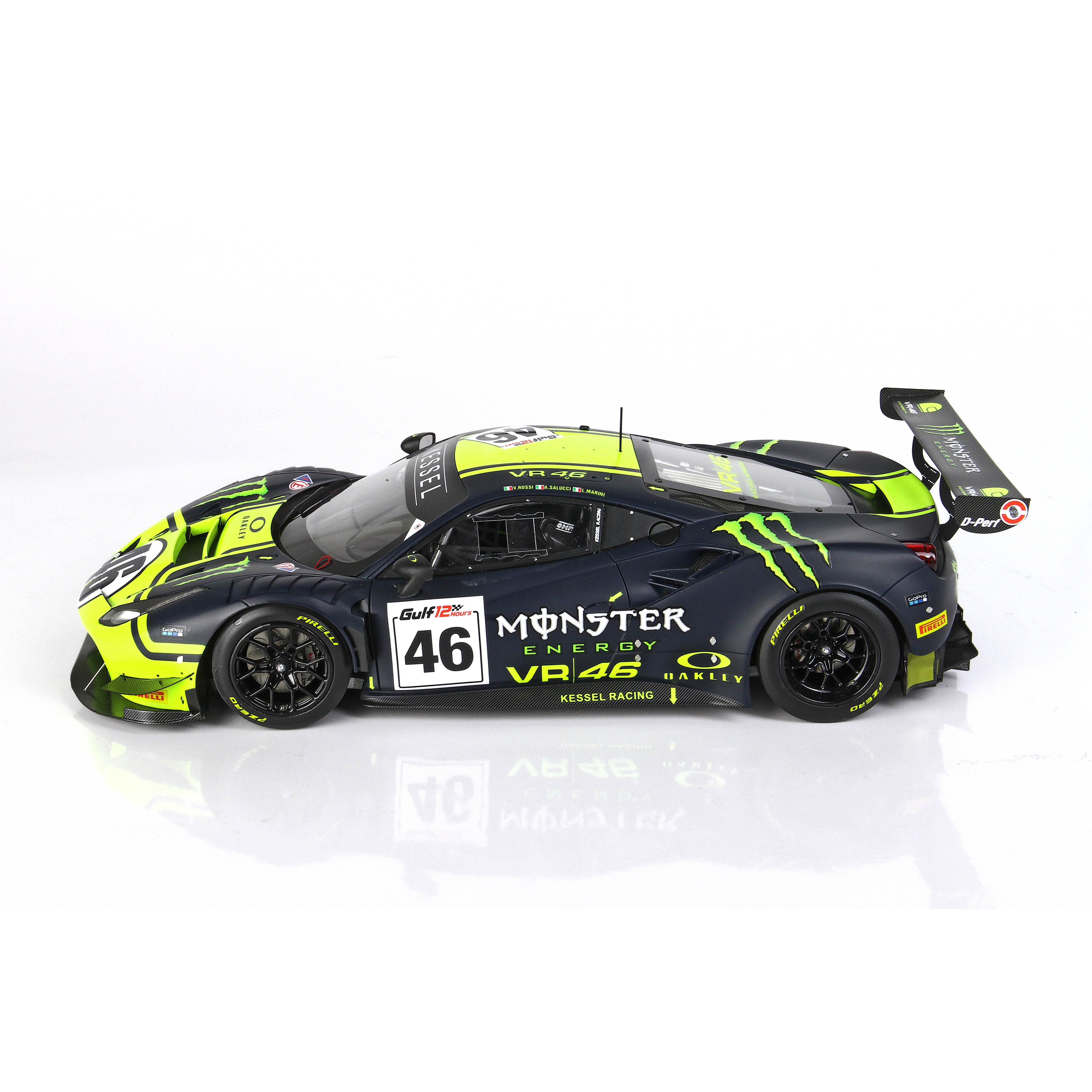 BBR 1/18 Ferrari 488 GT3 Valentino Rossi Team Kessel