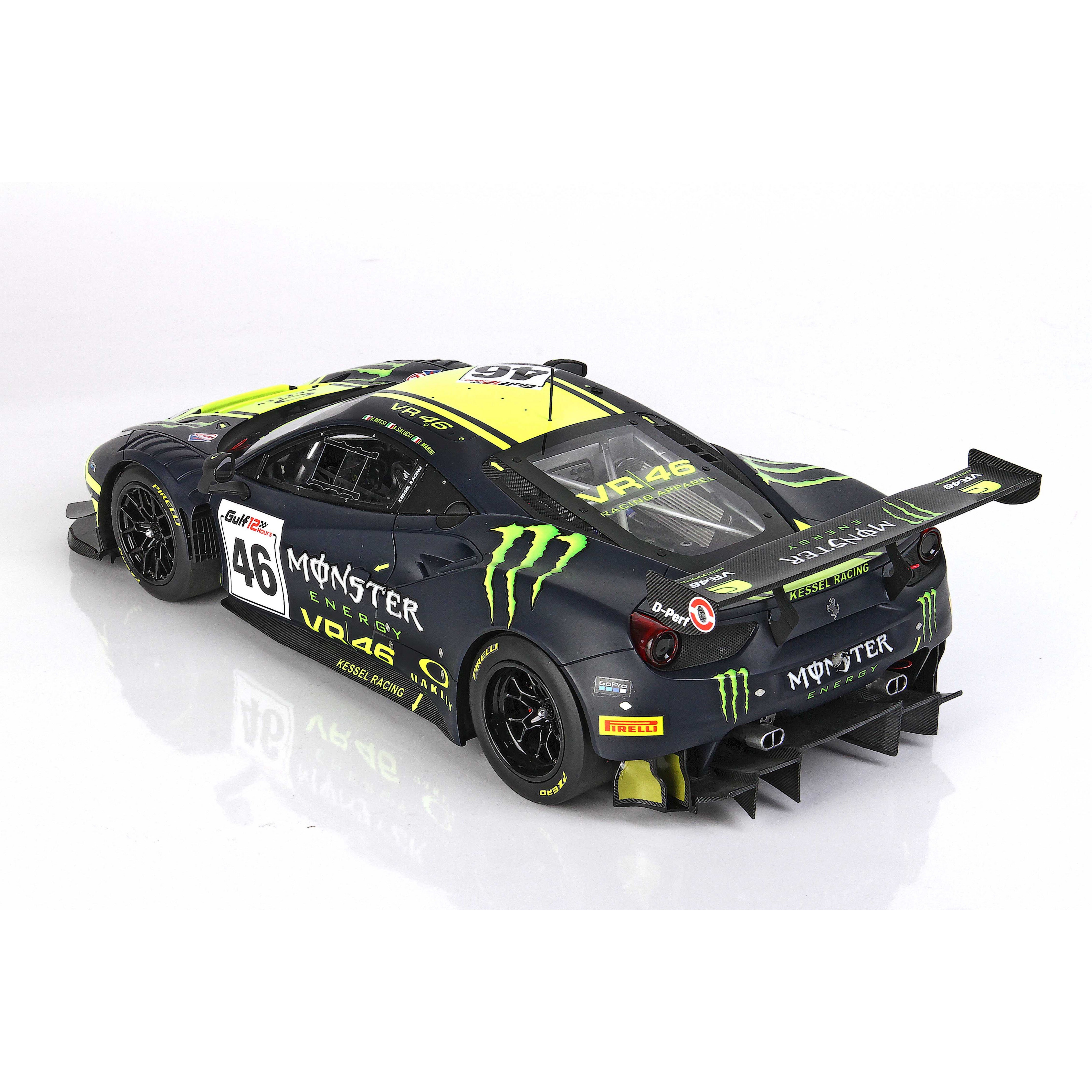 BBR 1/18 Ferrari 488 GT3 Valentino Rossi Team Kessel