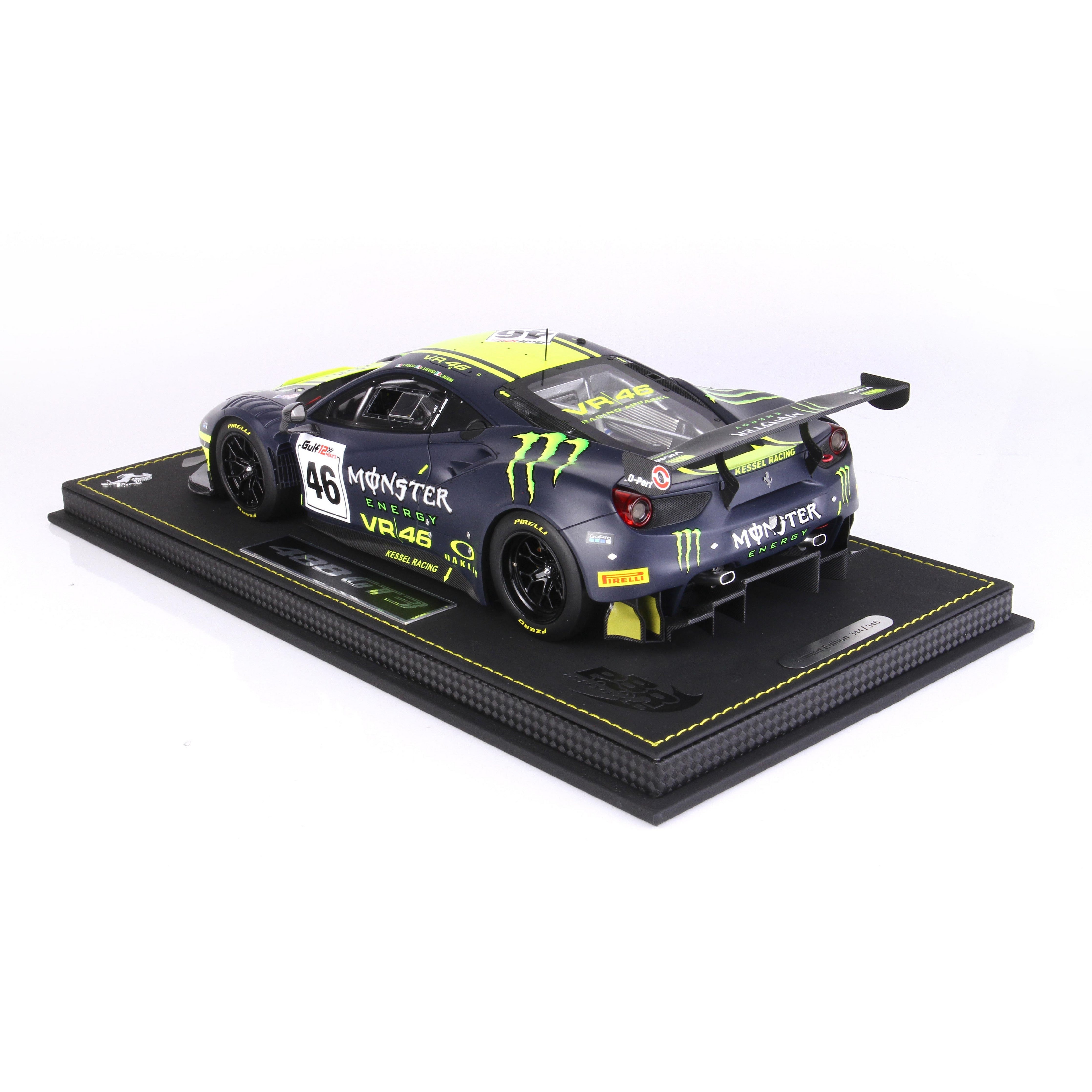 BBR 1/18 Ferrari 488 GT3 Valentino Rossi Team Kessel