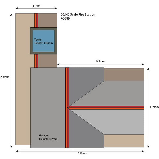 METCALFE OO/HO Fire Station