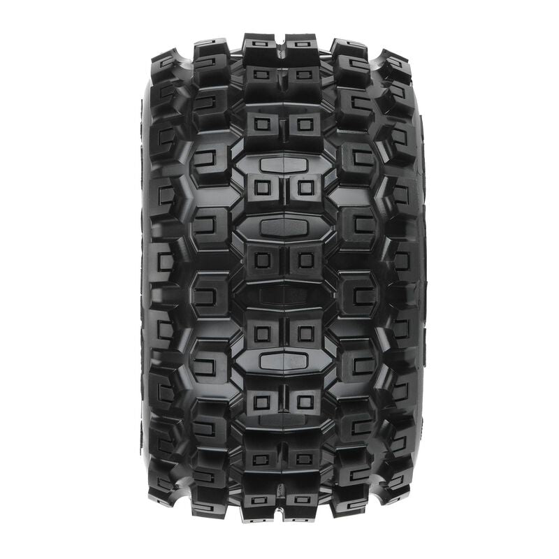 PROLINE Badlands MX38 3.8in Tyres Mounted on Raid 8x32 17mm