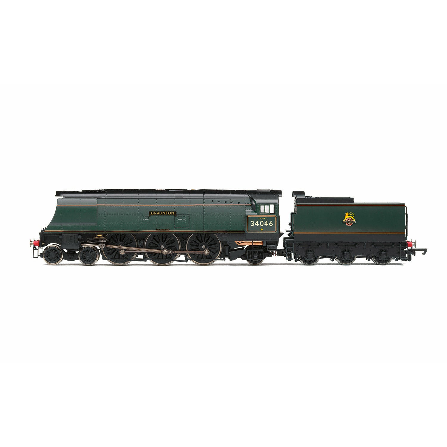 HORNBY OO BR, West Country Class, 4-6-2, 34046 'Braunton' - Era 4