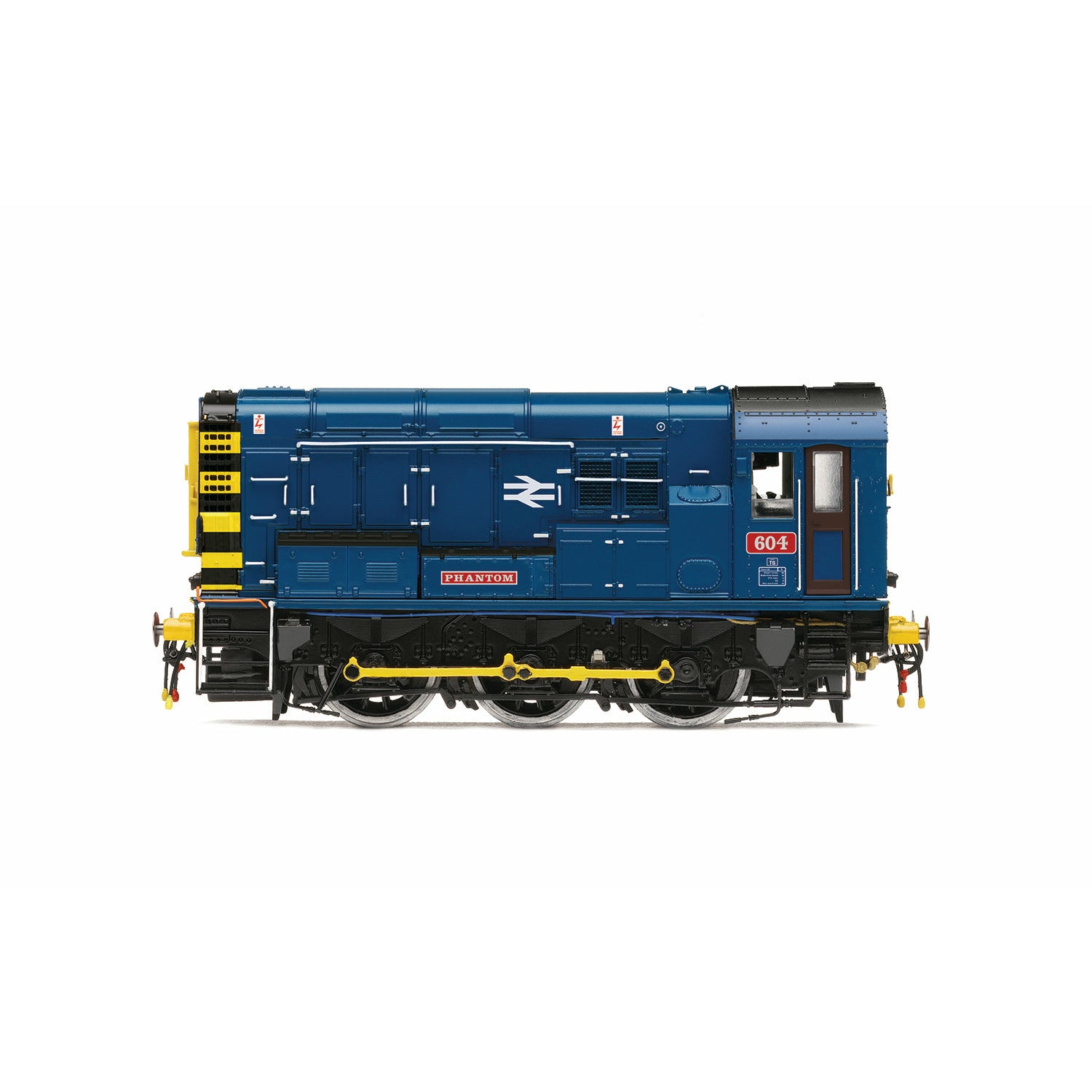 HORNBY OO BR, Class 08, 0-6-0, 604 'Phantom' - Era 10