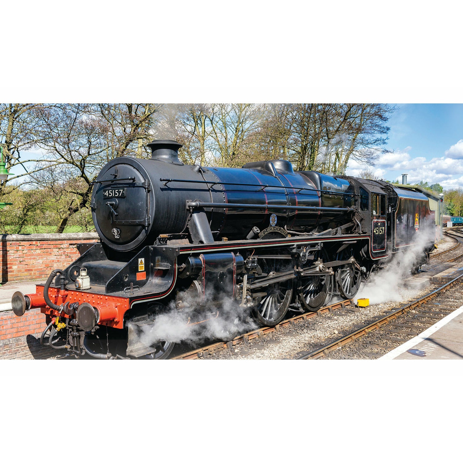 HORNBY OO BR, Stanier 5MT 'Black 5', 4-6-0, 45157 'Glasgow Highlander' - Era 5