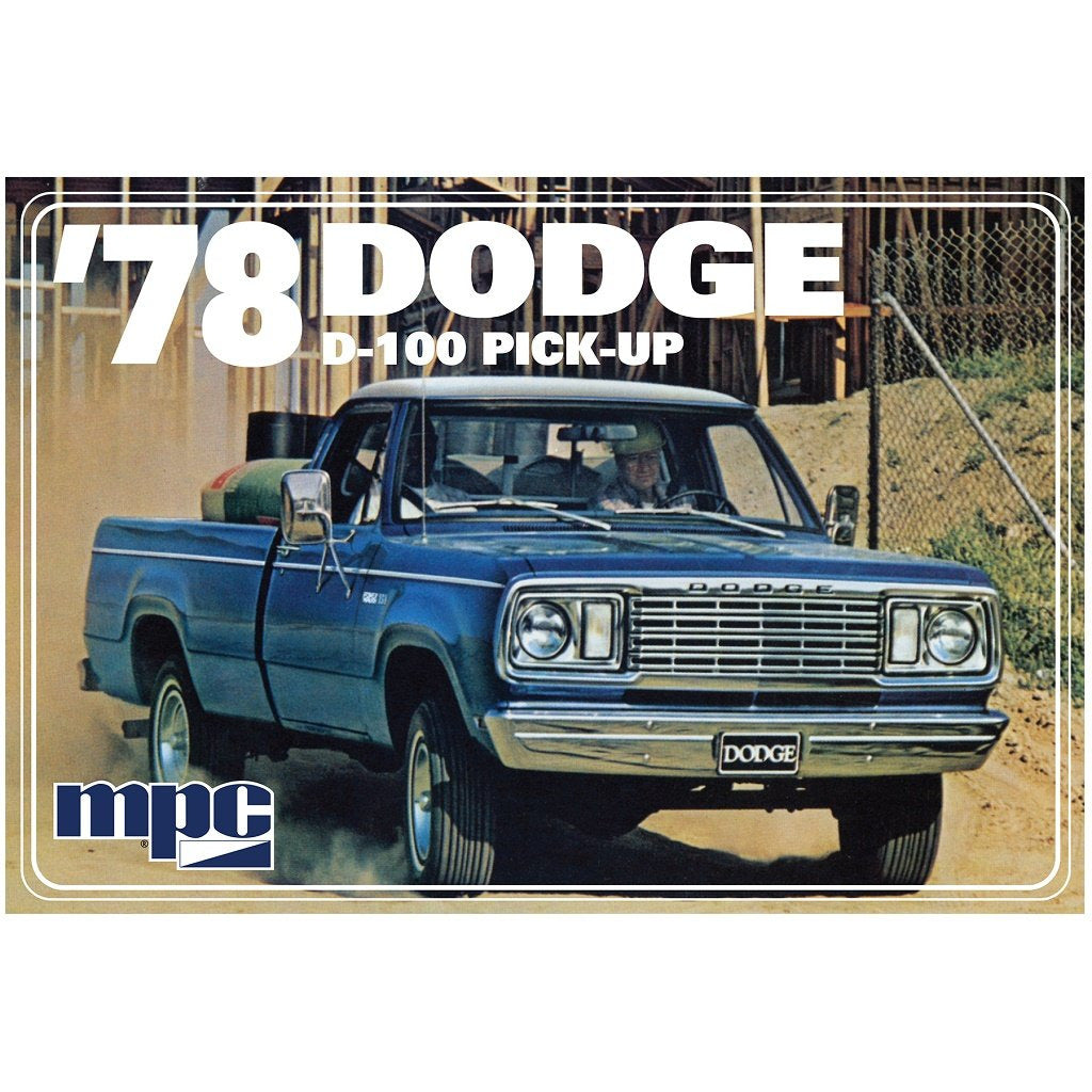 MPC 1/25 1978 Dodge D100 Custom Pickup 2T