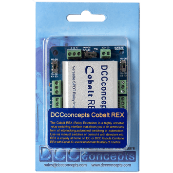 DCC CONCEPTS Cobalt Relay Extension Board