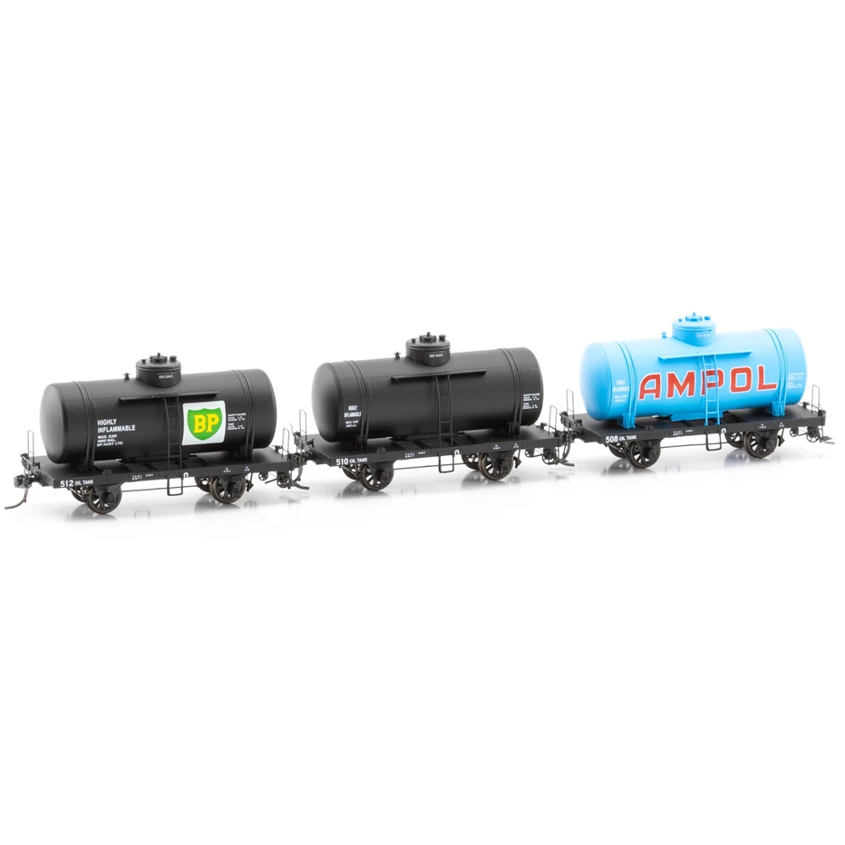 SDS MODELS HO OT Wagon Rail Tank Car Pack B 60s/70s (3 Pack