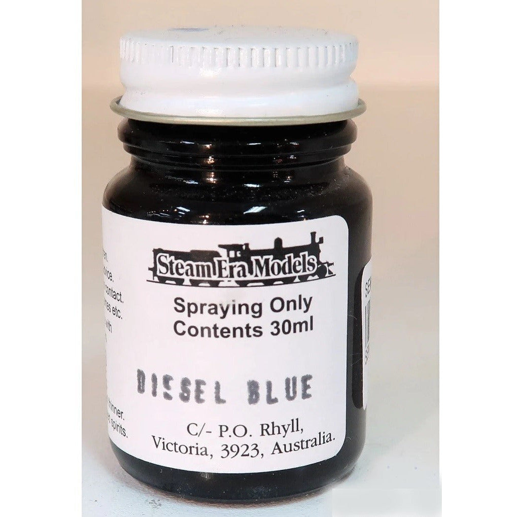 STEAM ERA MODELS HO - Diesel Blue Enamel Paint