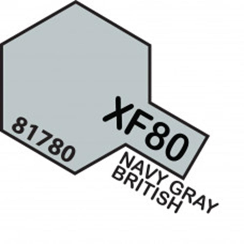 TAMIYA Acrylic Paint XF-80 Royal Light Gray 10ml