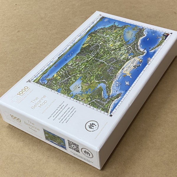 The Bellarine Map 1000pcs Jigsaw Puzzle - Australian Made