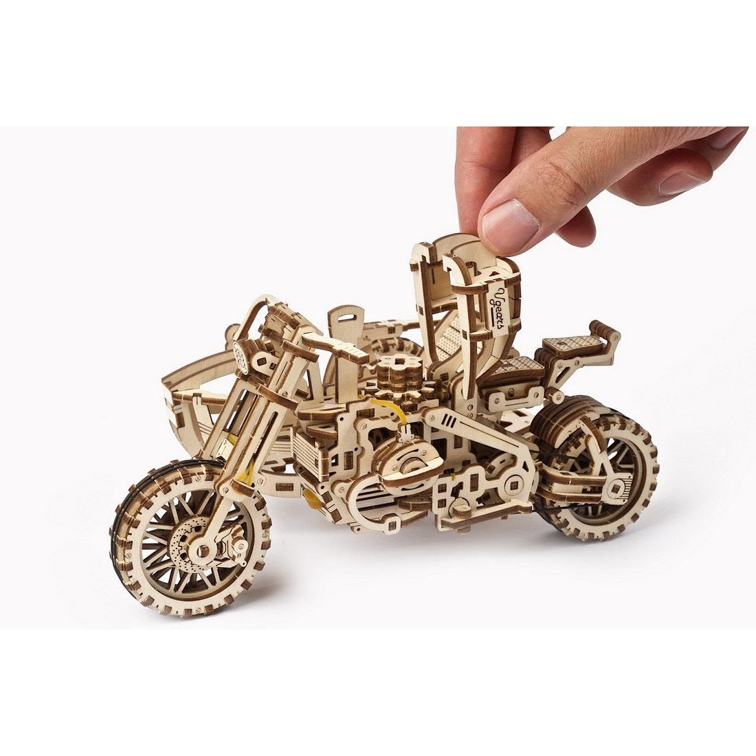 UGEARS Scrambler UGR-10 with Sidecar