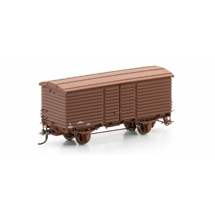 AUSCISION HO U Van VR Wagon Brown 1954-1960 Era Body Version 4 (6 Car Pack)