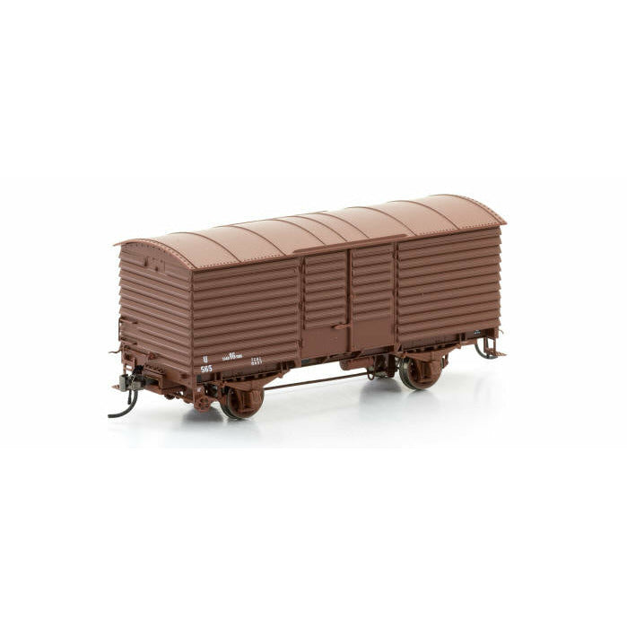 AUSCISION HO U Van VR Wagon Brown 1954-1960 Era Body Version 2 (6 Car Pack)