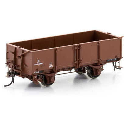 AUSCISION HO VR IZ Open Wagon 1955-1960 Era, VR Brown - 6 Car Pack