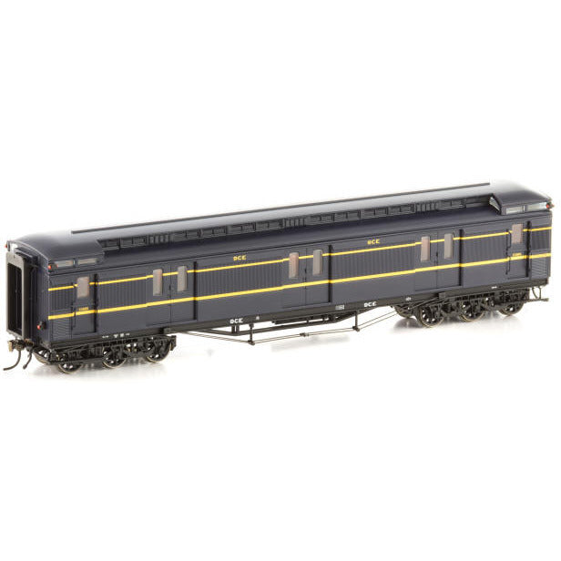 AUSCISION HO VR CE Baggage/Guard Car (1954-1985) Blue & Gold with 6 wheel bogie, 21-CE - Single Car