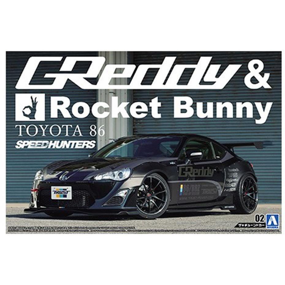 AOSHIMA 1/24 ZN6 Toyota 86 Rocket Bunny VolkRAC