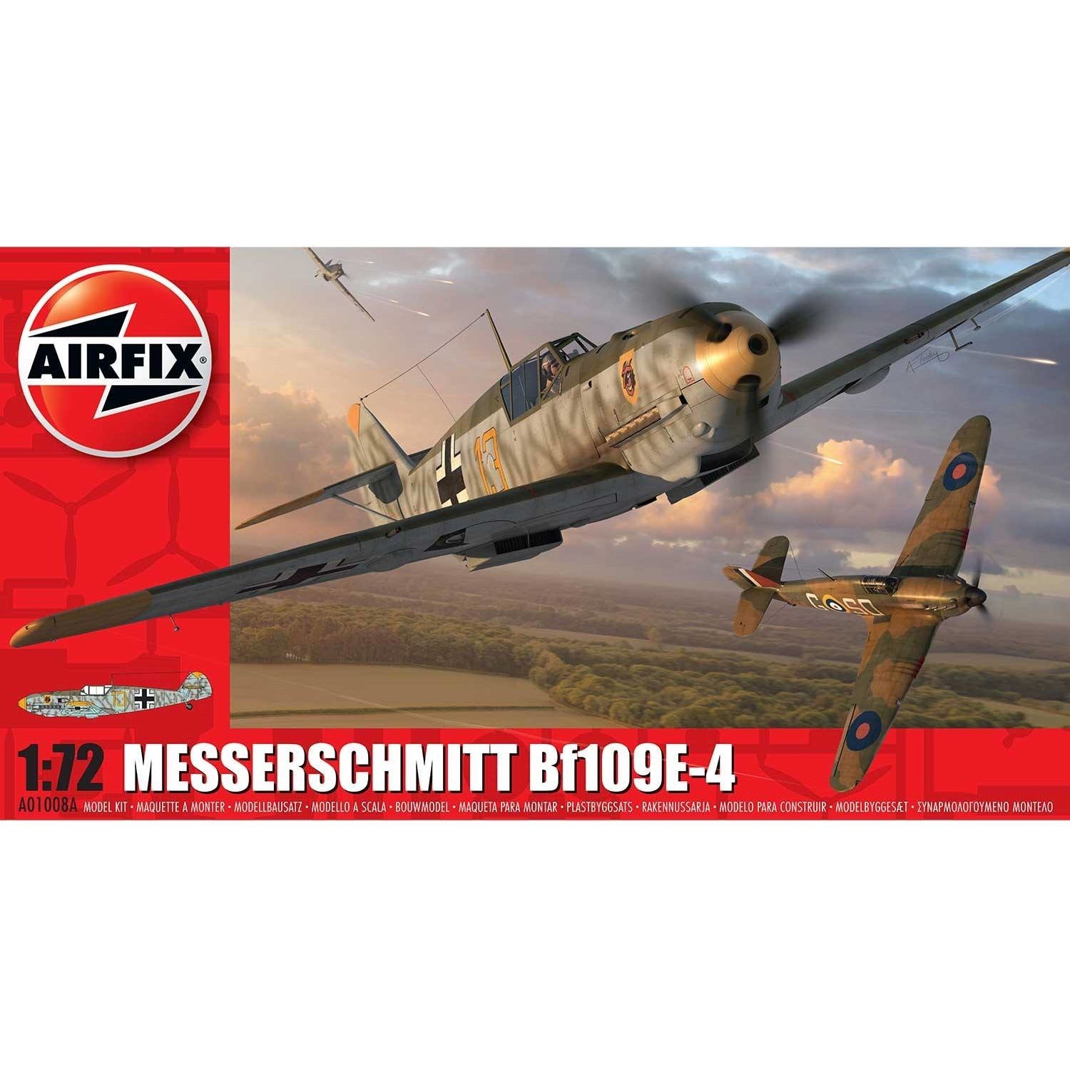 AIRFIX 1/72 Messerschmitt Bf109E-4