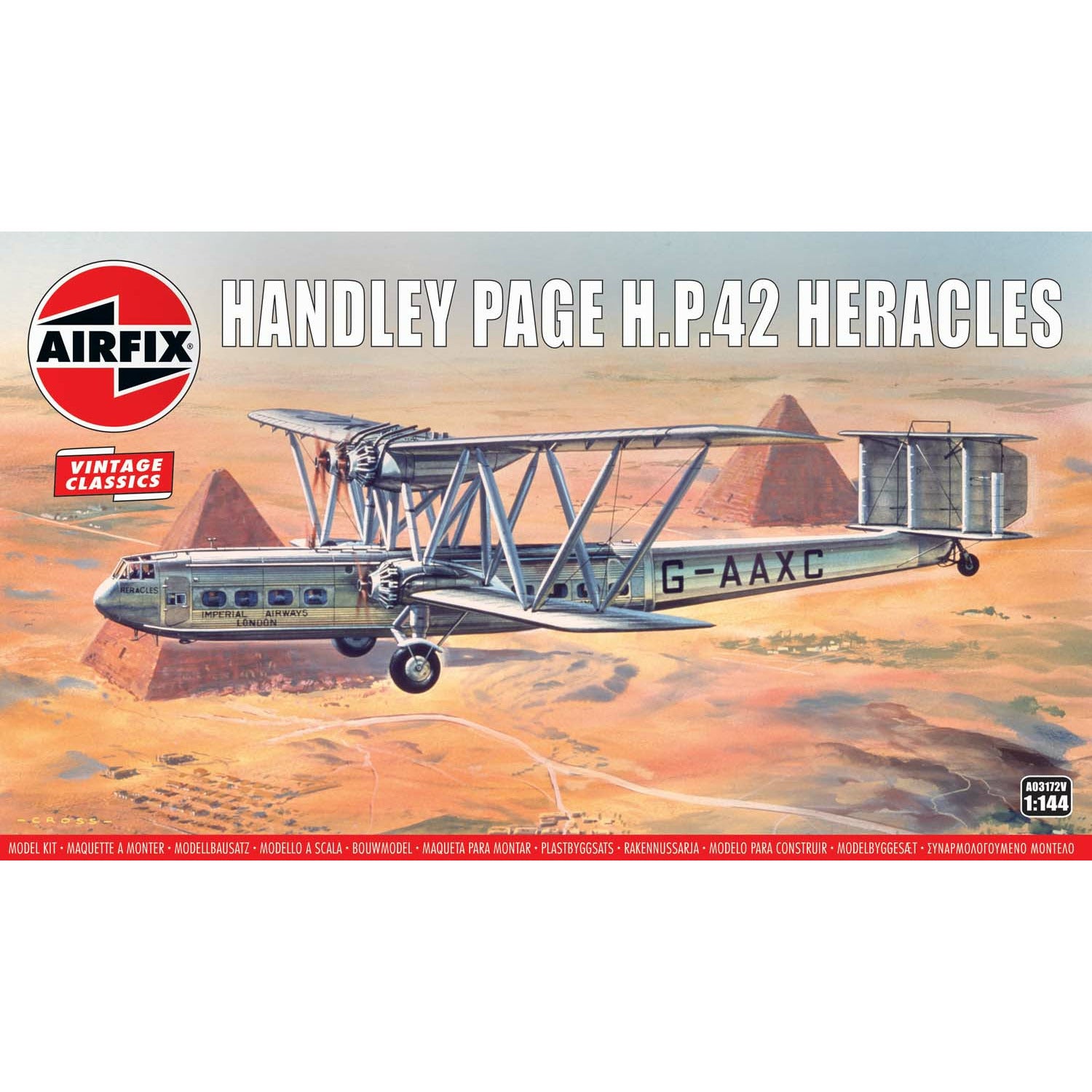 AIRFIX 1/144 Handley Page H.P.42 Heracles