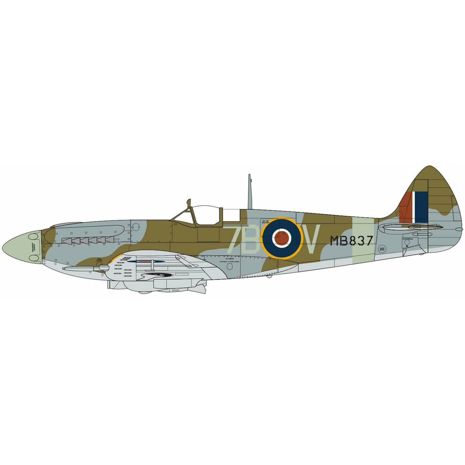 AIRFIX 1/48 Supermarine Spitfire Mk.XII