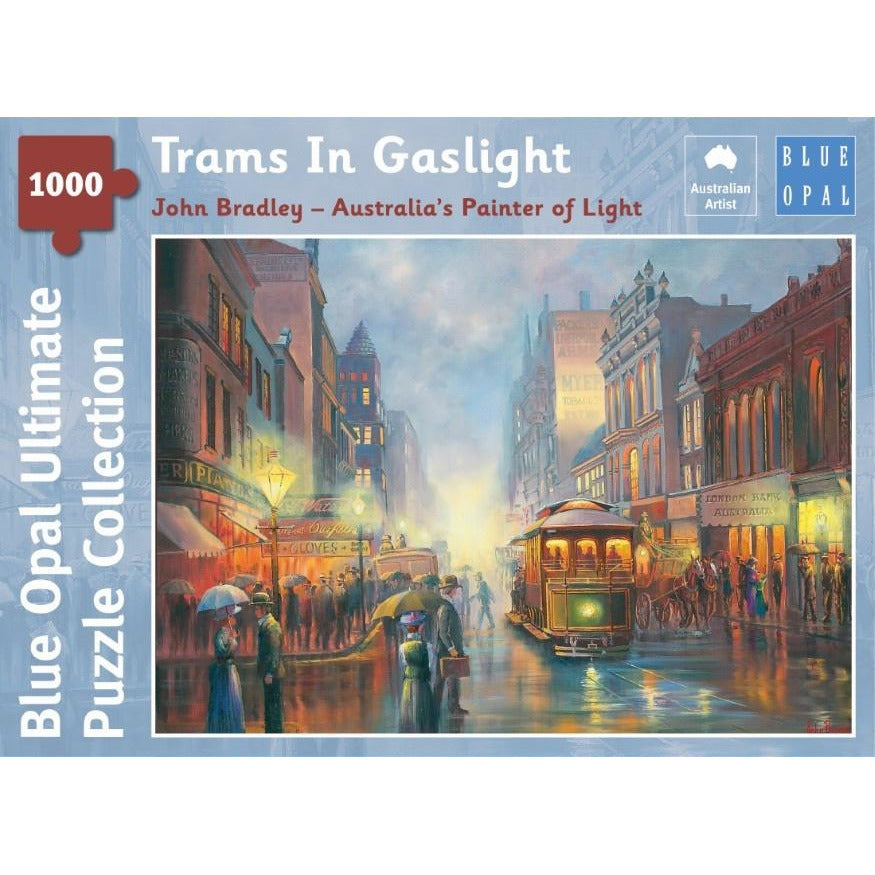 BLUE OPAL John Bradley Trams In Gaslight 1000pce