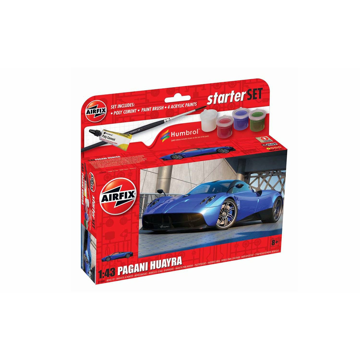 AIRFIX 1/43 Starter Set Pagani Huayra