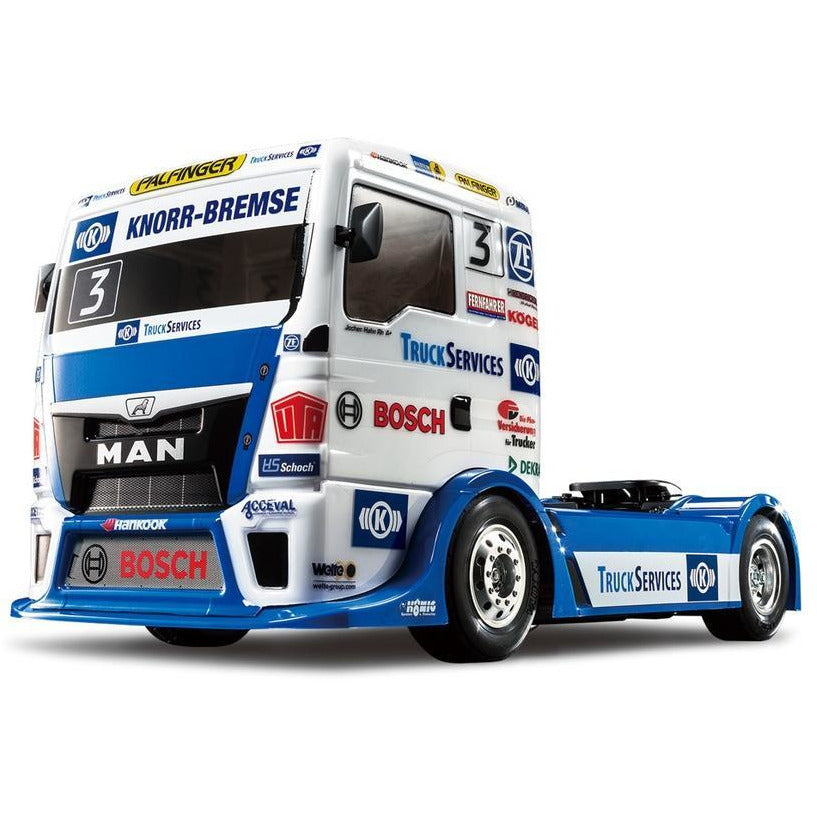 TAMIYA 1/14 Team Hahn MAN TGS RC Euro Truck Kit (TT-01E) (No ESC)