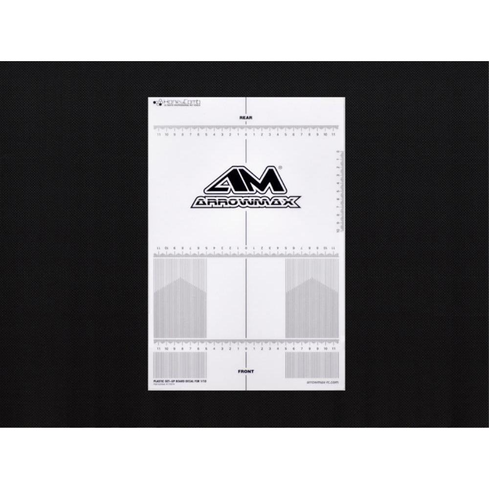 ARROWMAX Plastic Set-Up Board Decal For 1/10