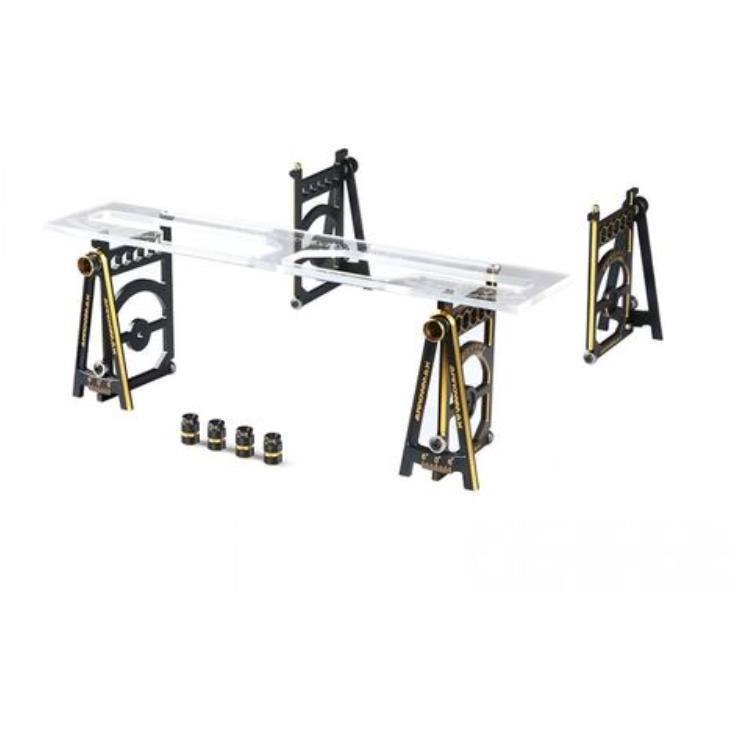 ARROWMAX Set-Up System For 1/10 Touring Cars With Bag Black Golden