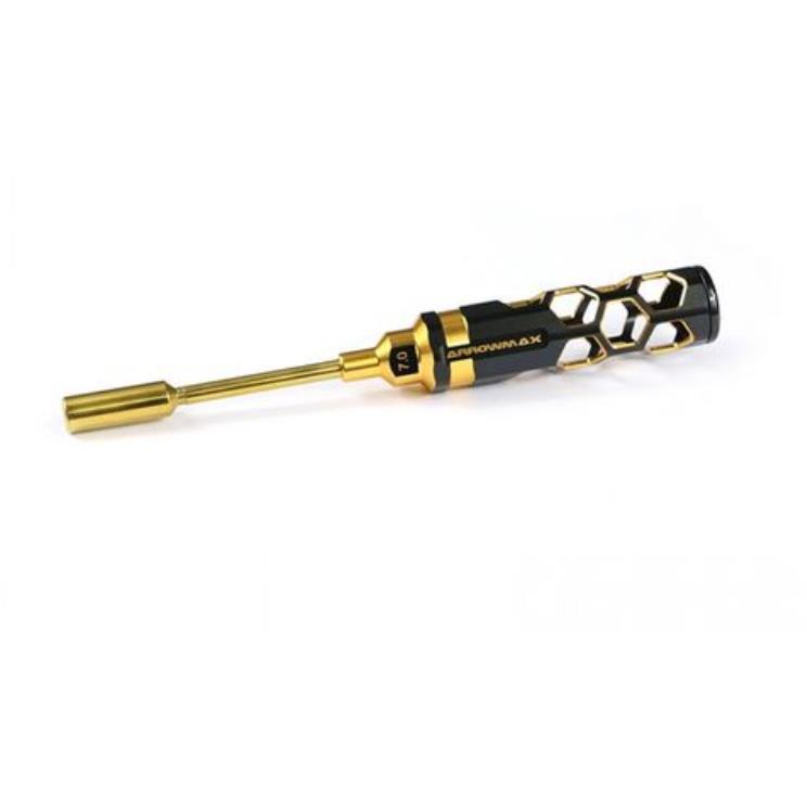 ARROWMAX Nut Driver 7.0 X 100mm Black Golden