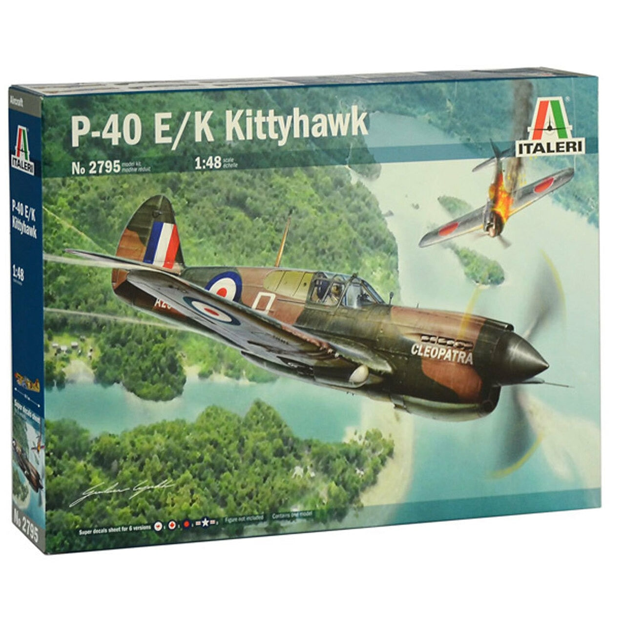 ITALERI 1/48 P-40 E/K Kittyhawk with Australian Decals