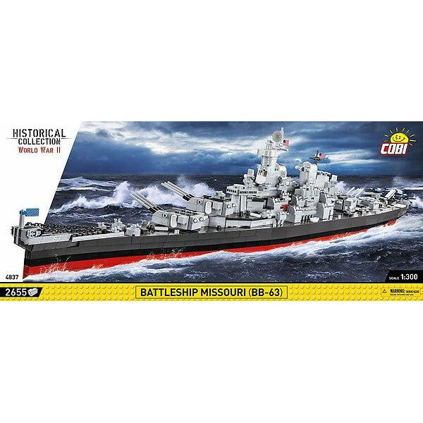 COBI WWII - Missouri Battleship (BB-63) 2640 Pieces