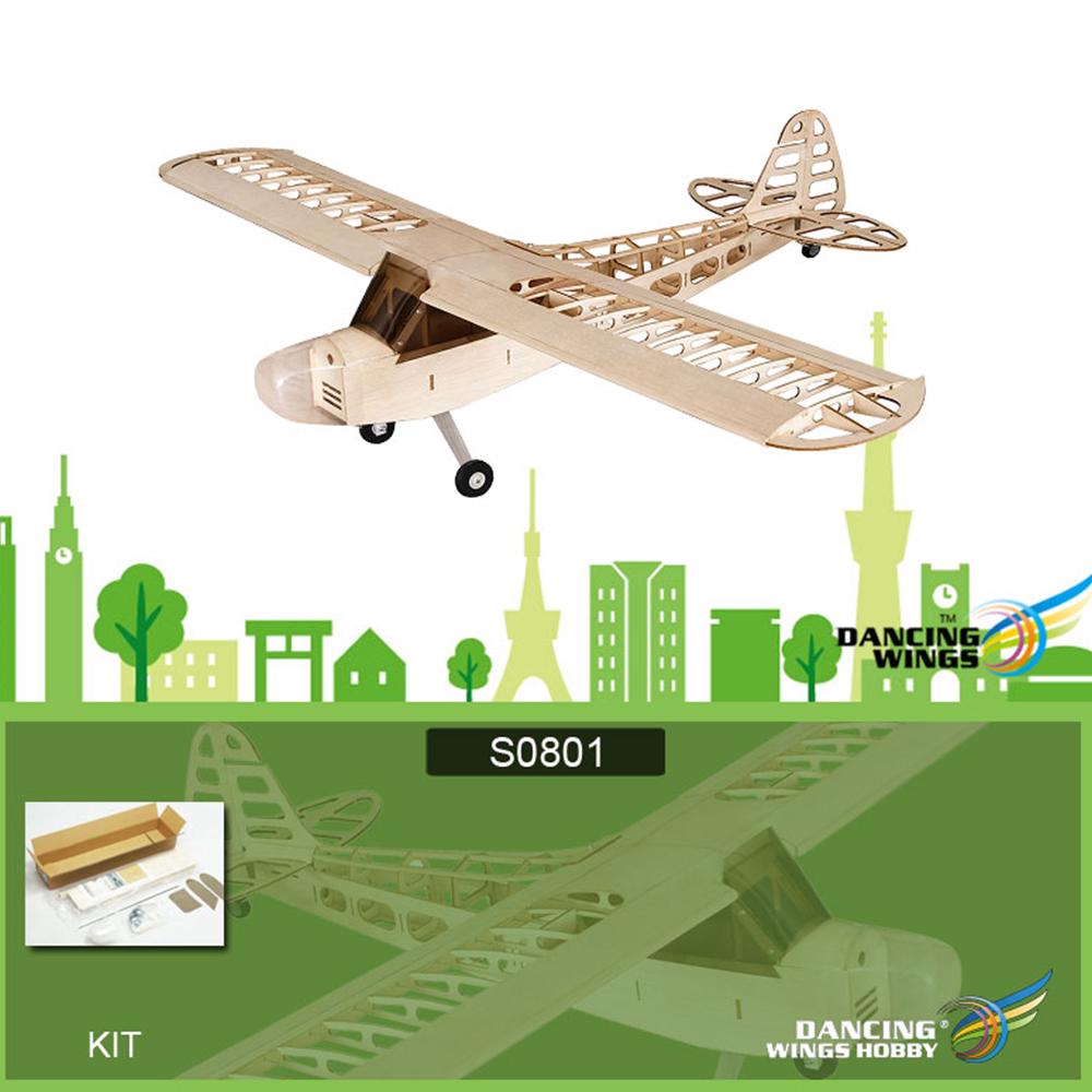 DANCING WINGS HOBBY S08 EP J3 Balsa Kit (1.2m)