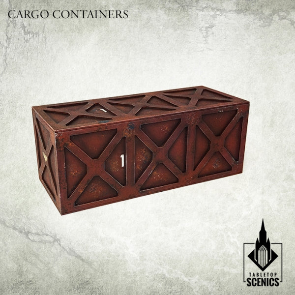 TABLETOP SCENICS Cargo Containers (3)