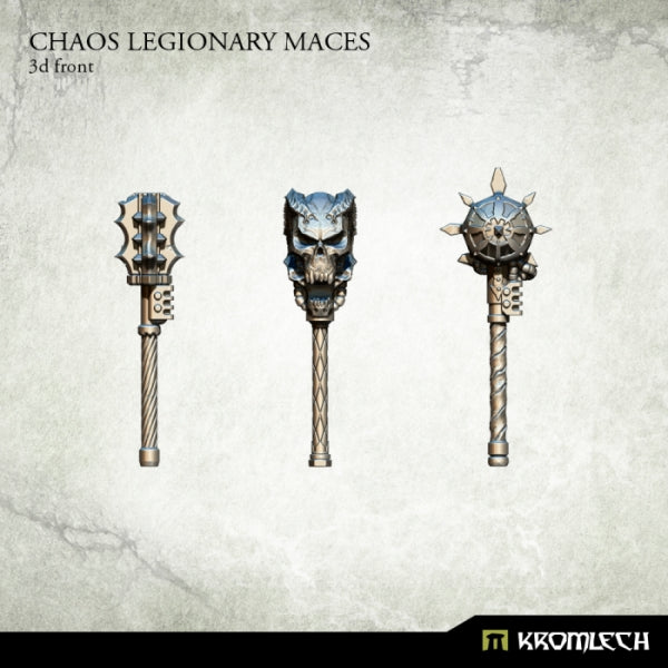 KROMLECH Chaos Legionary Maces (3)