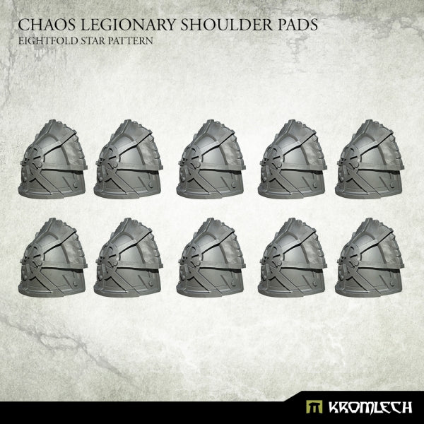 KROMLECH Chaos Legionary Shoulder Pads: Eightfold Star (10)