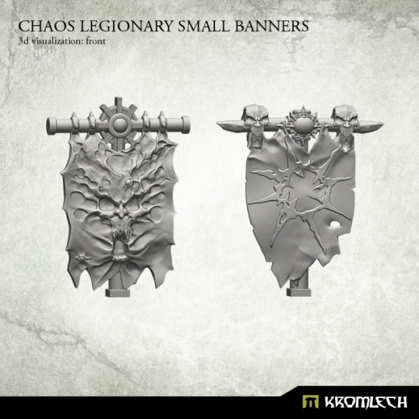 KROMLECH Chaos Legionary Small Banners (2)