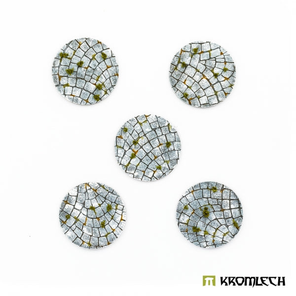 KROMLECH Cobblestone 50mm Round Base Toppers - 47mm