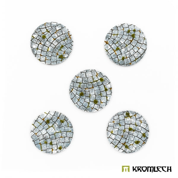 KROMLECH Cobblestone 50mm Round Base Toppers - 50mm