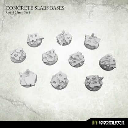 KROMLECH Concrete Slabs Round 25mm Set 1 (10)