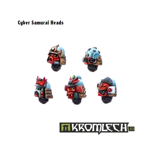 KROMLECH Cyber Samurai Heads (10)