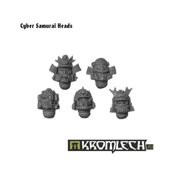 KROMLECH Cyber Samurai Heads (10)