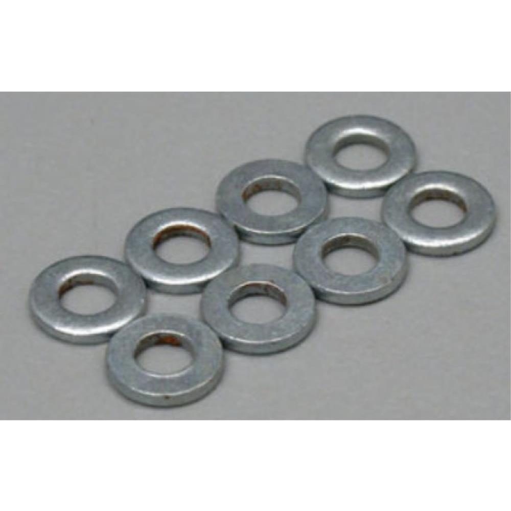 DUBRO 2108 2.5mm Flat Washers (8)