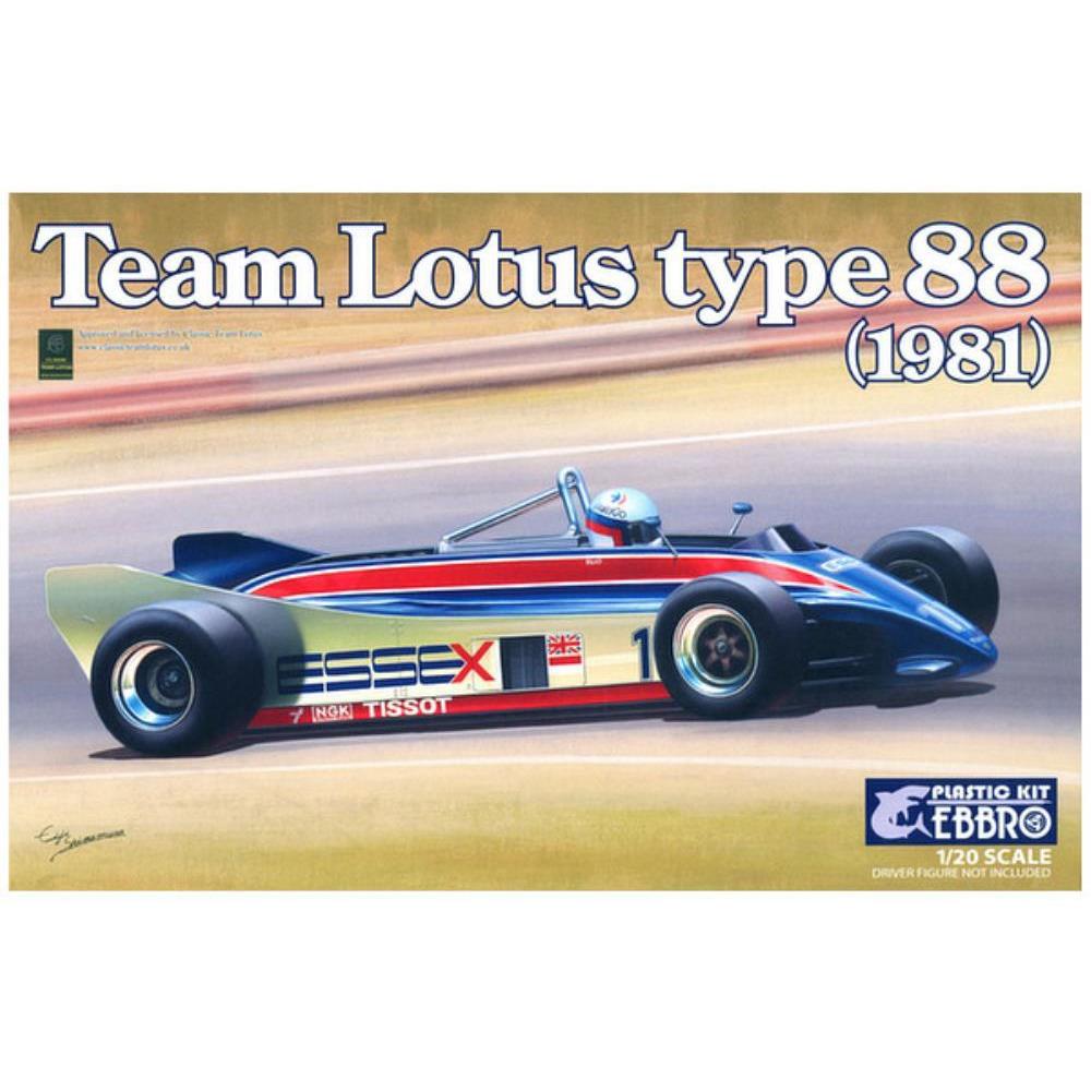 EBBRO 1/20 Team Lotus 88 1981