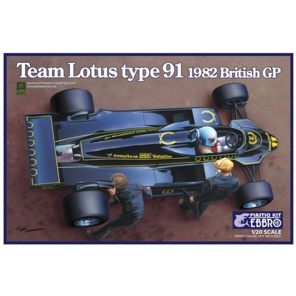 EBBRO 1/20 Team Lotus Type 91 1982