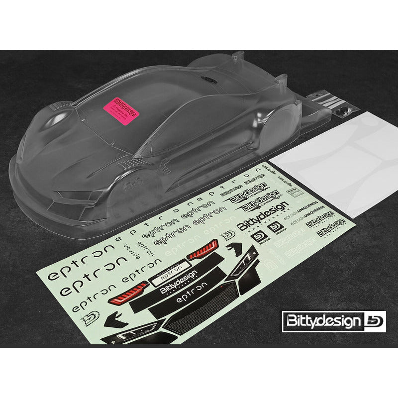 BITTYDESIGN Eptron 1/10 190mm TC Clear Body - Light Weight