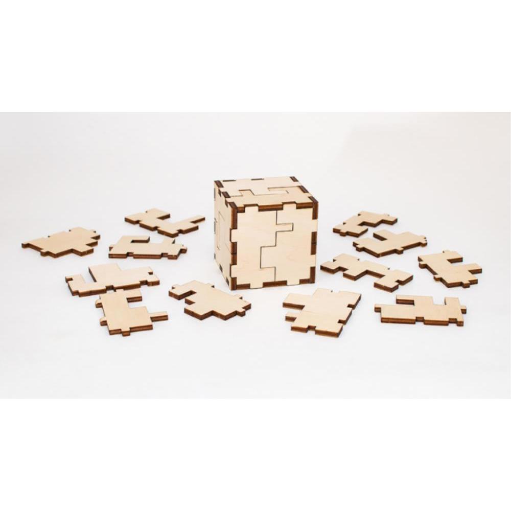 EWA Jigsaw Cube-3D Wooden Model Kit