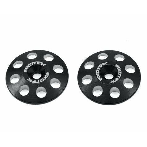 EXOTEK 1/8 XL Wing Buttons, Dark Titanium (2)